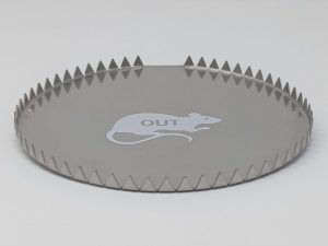 Rat Proof Protection Flap OUT anti-rat drain flap – front view