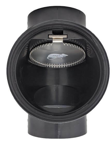 Installed flap inside valve